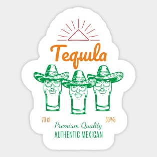 Triple Tequila Sticker